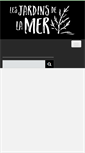Mobile Screenshot of lesjardinsdelamer.org